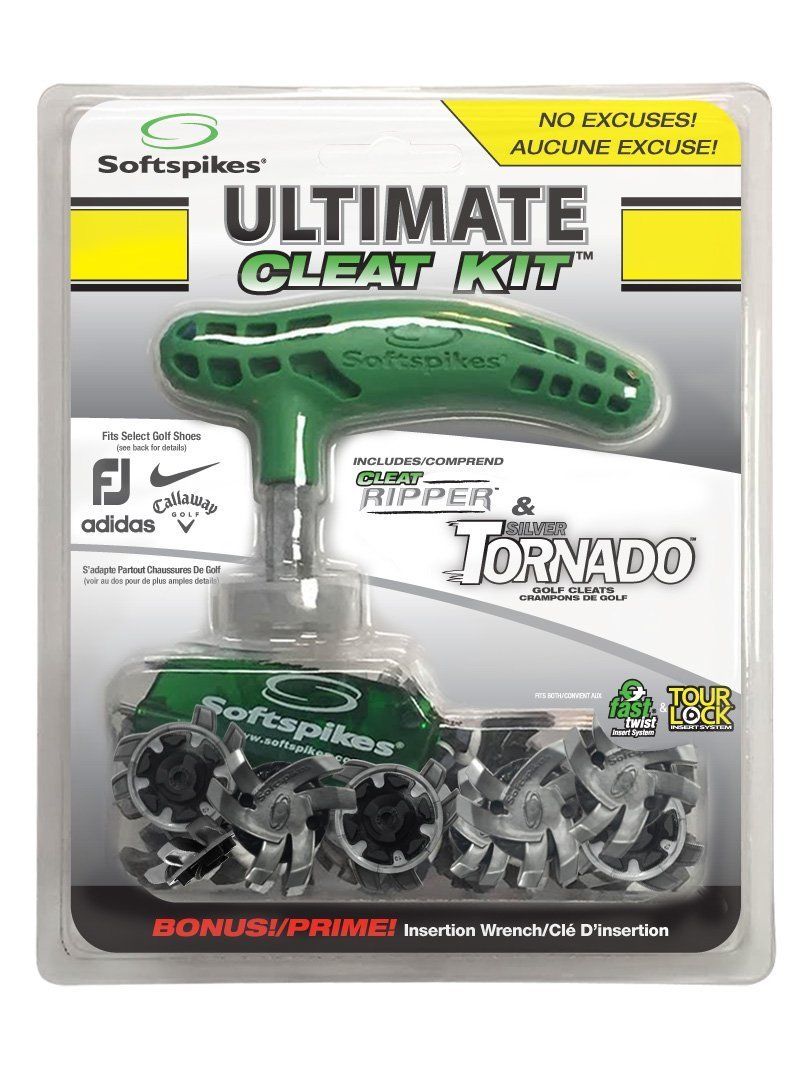Softspikes Ultimate Cleat Kit W Full Set Of Spikes Ripper And 2 Prong Insertion Wrench