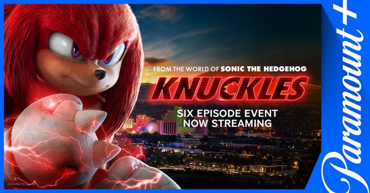 Knuckles is now streaming exclusively on Paramount+. Try it free!