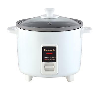 Panasonic SR-G06FGL 3-Cup, 1-Step Automatic Rice Cooker, Silver