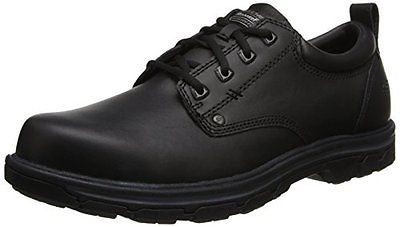 Skechers USA Men's Segment Rilar Oxford, Black, 9 M US