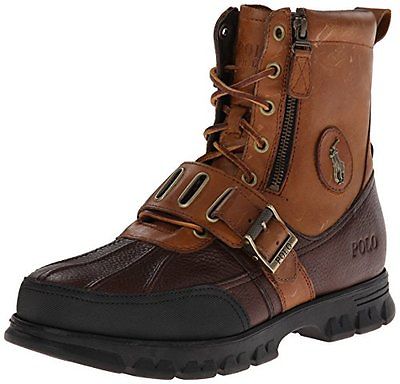 Polo Ralph Lauren Men's Andres III Boot,Briarwood/Tan,10.5 D US