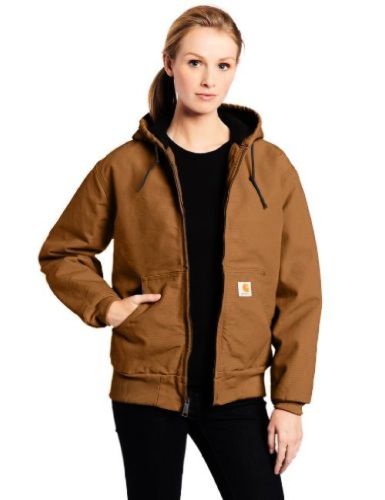 Carhartt Women's Quilted Flannel Lined Sandstone Active Jacket WJ130 ...