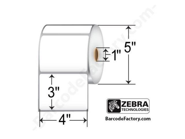 Zebra Technologies 10010032 Z Perform 2000d Paper Label Direct Thermal Perforated 4 X 3 1 5957