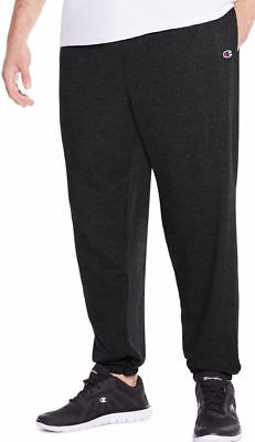 Champion Big and Tall Jersey Knit Pant (Black 4X)