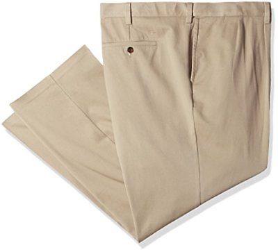 Dockers Men's Big and Tall Easy Khaki Pant-Pleated, Timberwolf, 44 30