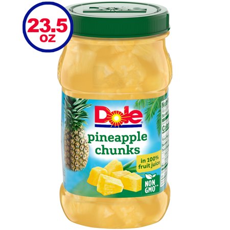 Dole® Jarred Fruit, Pineapple Chunks, 23.5 oz.