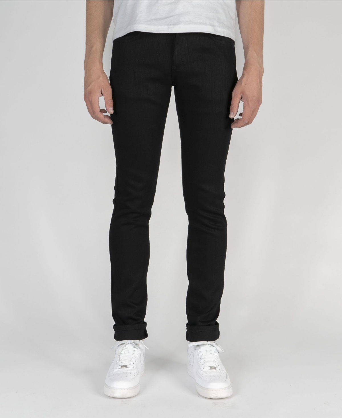 Naked & Famous Denim Men's SuperSkinnyGuy Jean In Black Power-Stretch ...