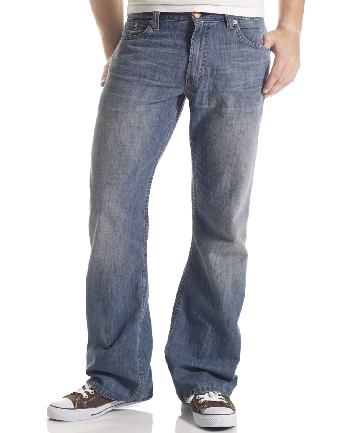 Levi's Men's 527 Low Rise Boot Cut Jean, Medium Chipped, 36X30