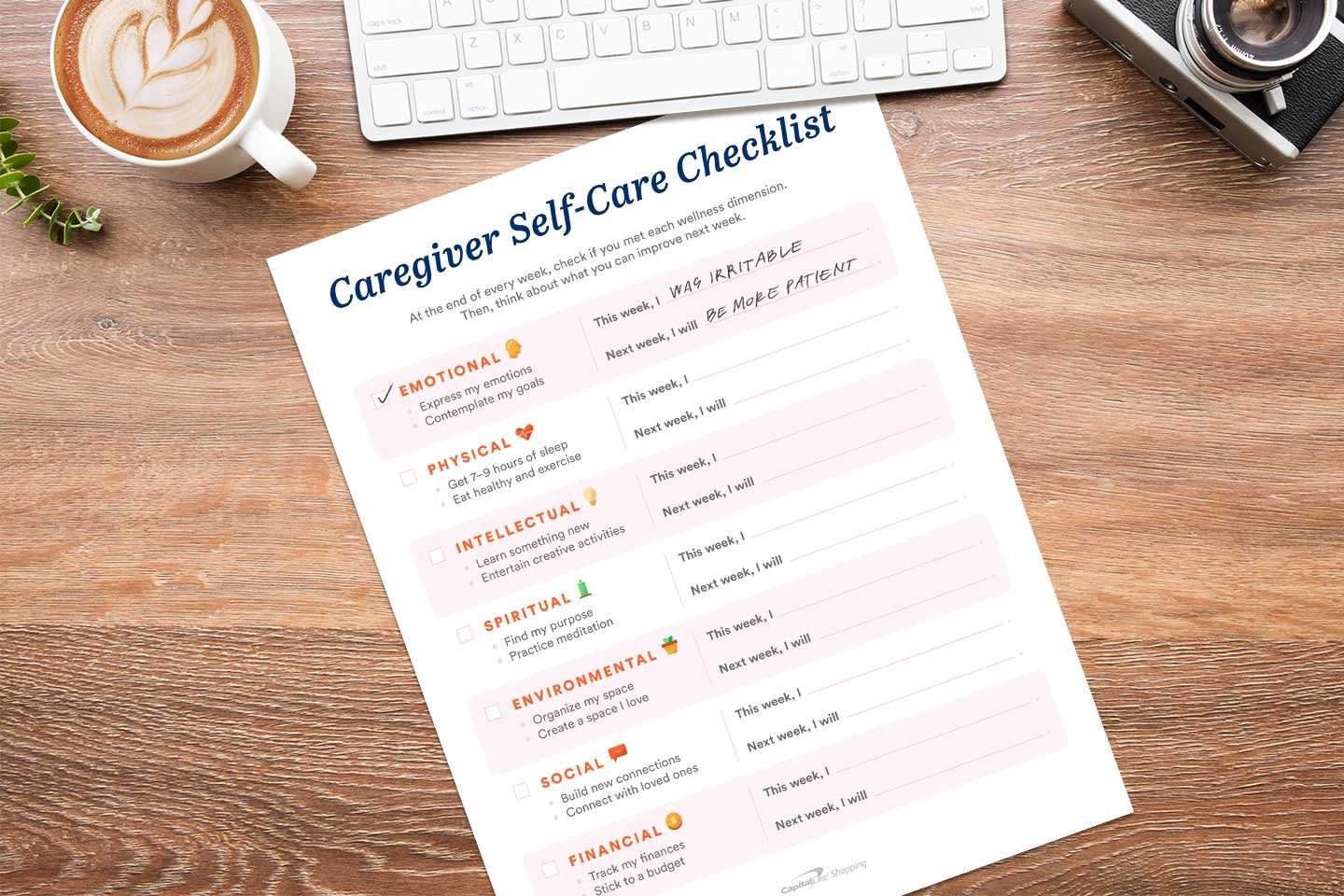 Free Caregiver Resources And Printables To Help Prevent Burnout Capital One Shopping